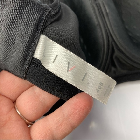 Livi active bra gray & black size 40B - Picture 8 of 8